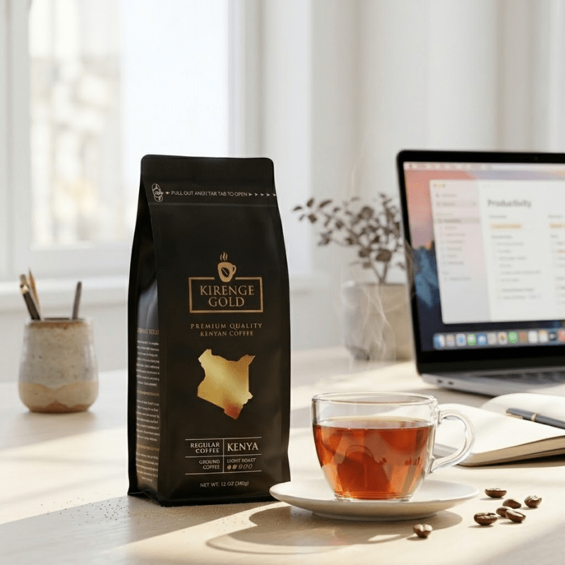 Kenya Arabica Coffee Beans - Light Roast