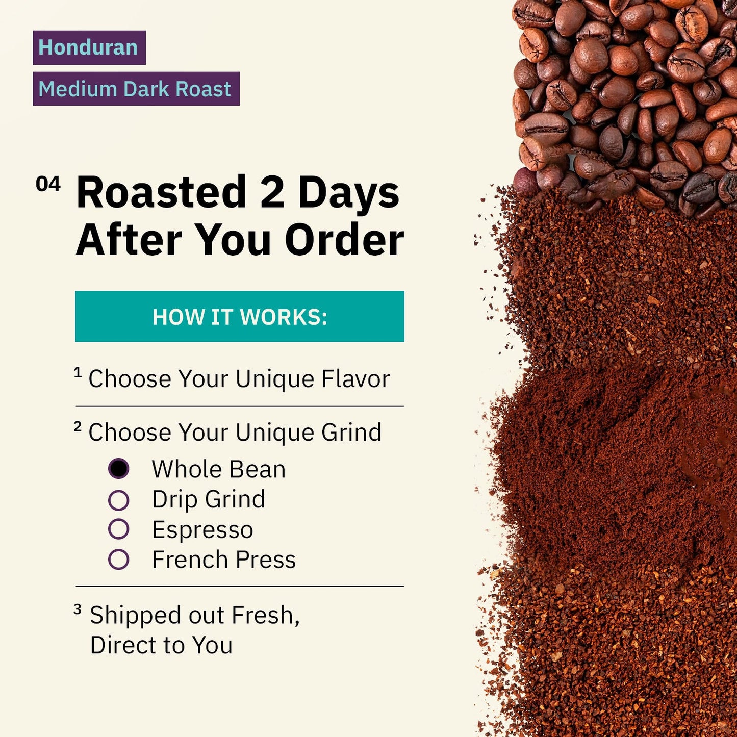 Kochere Coffee Honduran Marcala Organic Medium Roast - Caramel, Spice, Brown Sugar Notes