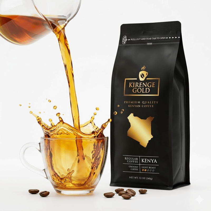 Kenya Arabica Coffee Beans - Light Roast